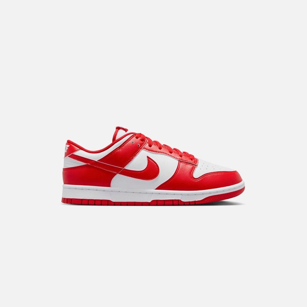 Dunk Low St John Mens Lifestyle Shoe - White/University Red