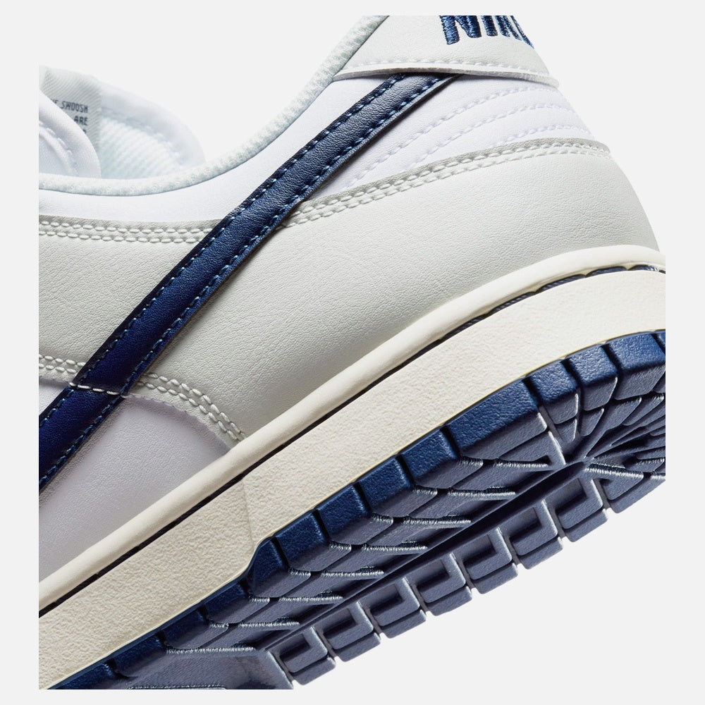 Dunk Low Mens Lifestyle Shoe - White/Midnight Navy/Photon Dust/Coconut Milk
