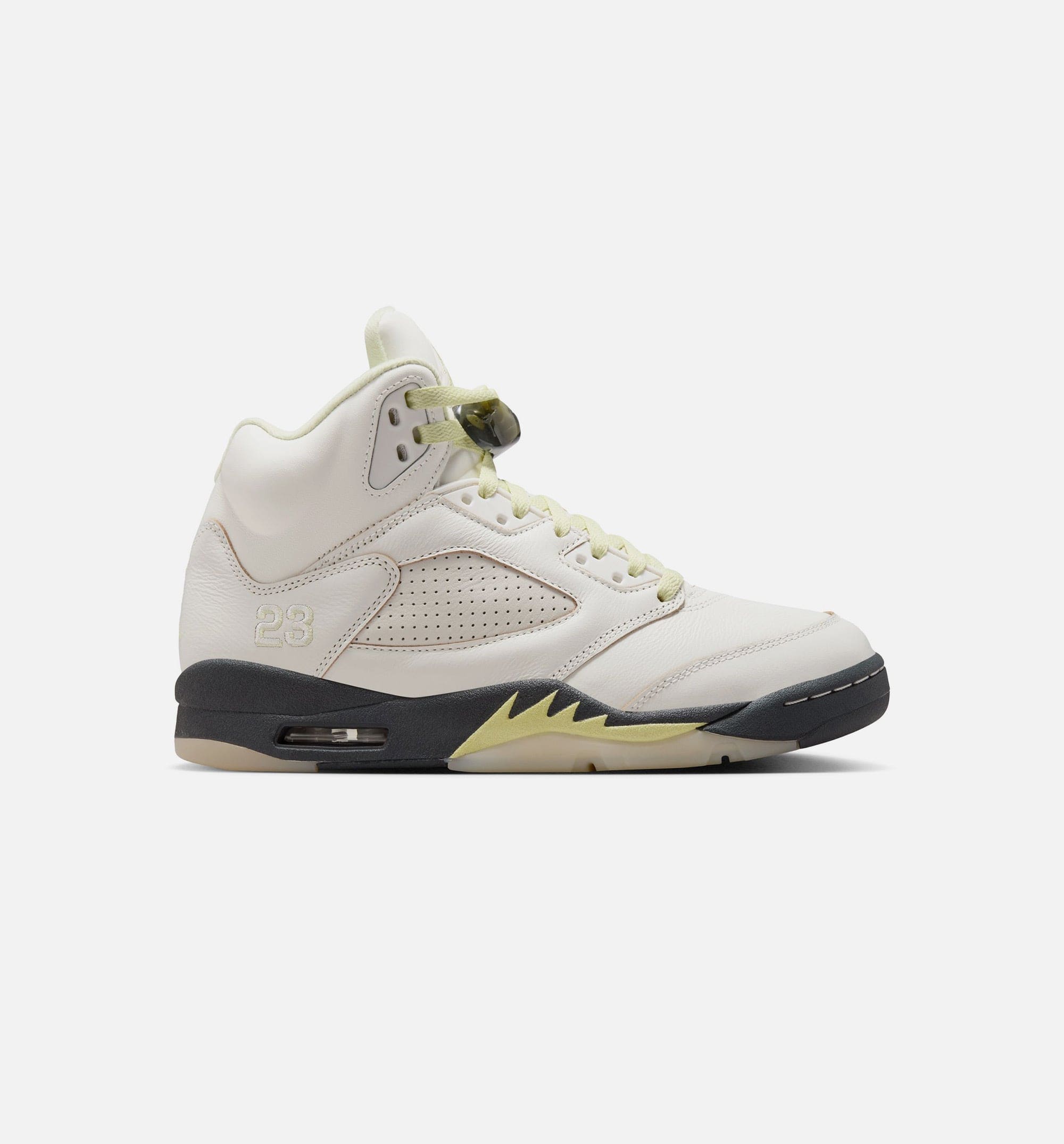 Air Jordan 5 Retro Luminous Green and Sail Womens Lifestyle Shoe - Sail/Luminous Green/Anthracite Free Shipping