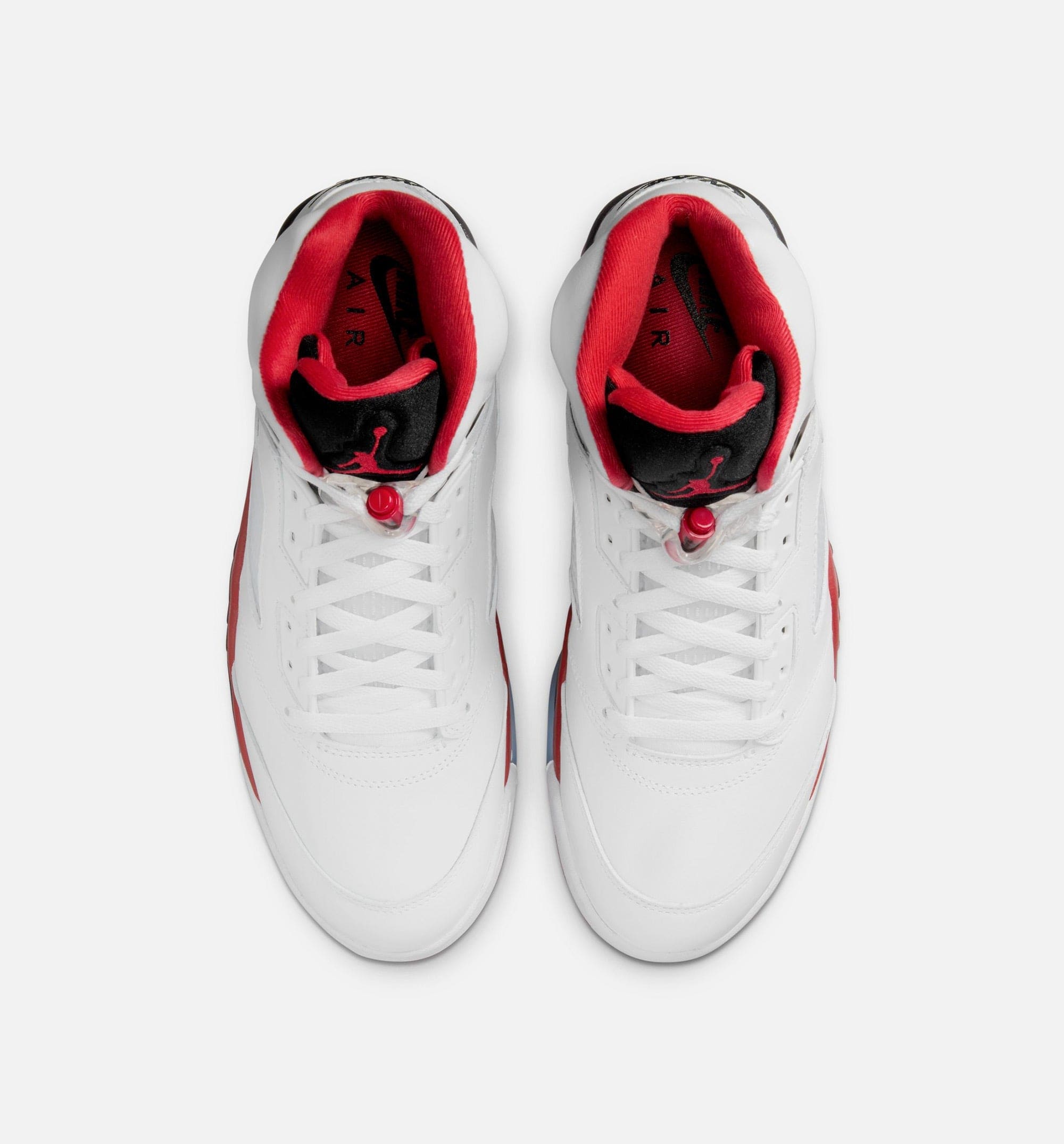 Air Jordan 5 Retro Fire Red Mens Lifestyle Shoe - White/Fire Red/Black