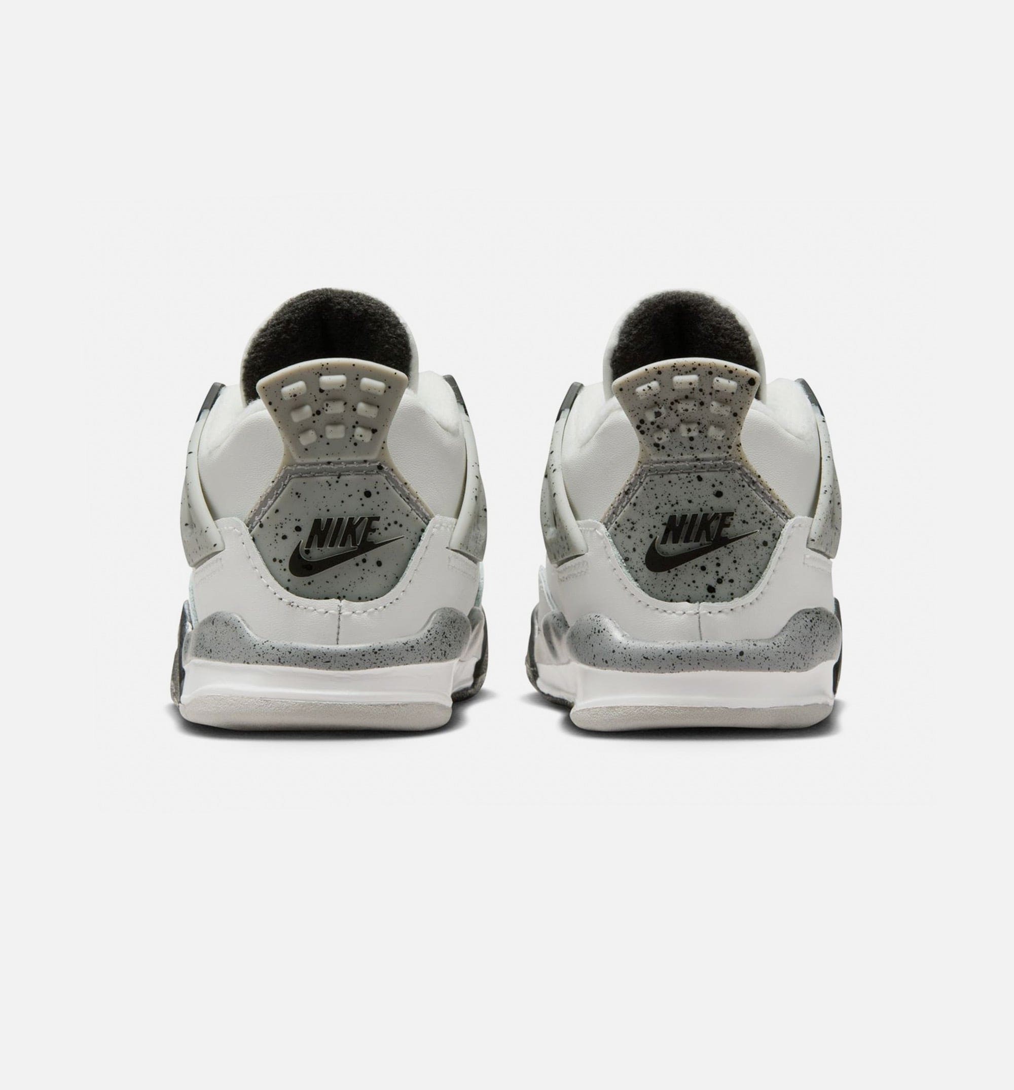 Air Jordan 4 Retro White Cement Infant Toddler Lifestyle Shoe - Summit White/Fire Red/Cement Grey/Black