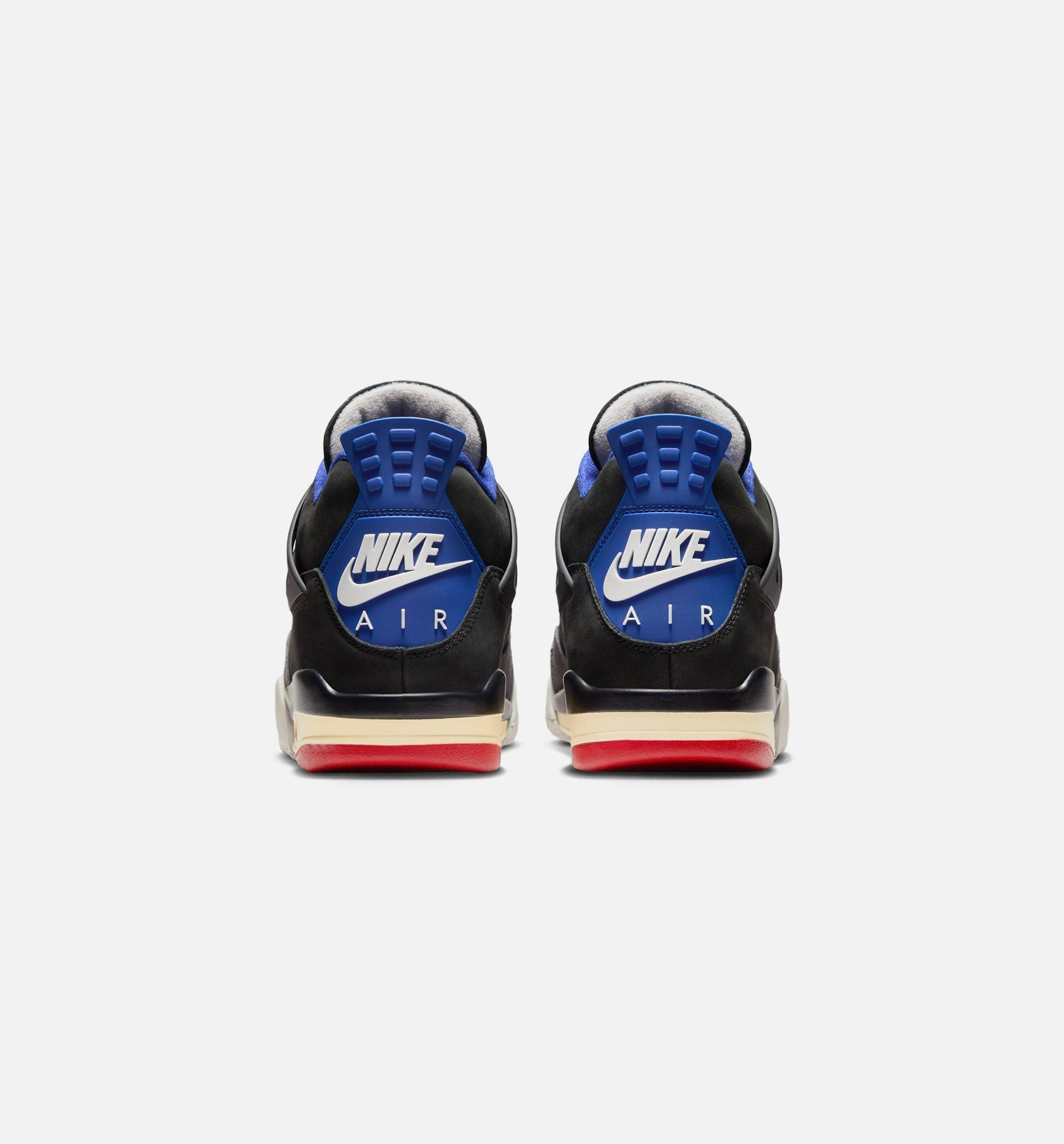 Air Jordan 4 Retro Rare Air Mens Lifestyle Shoe - Black/Fire Red/Deep Royal Blue