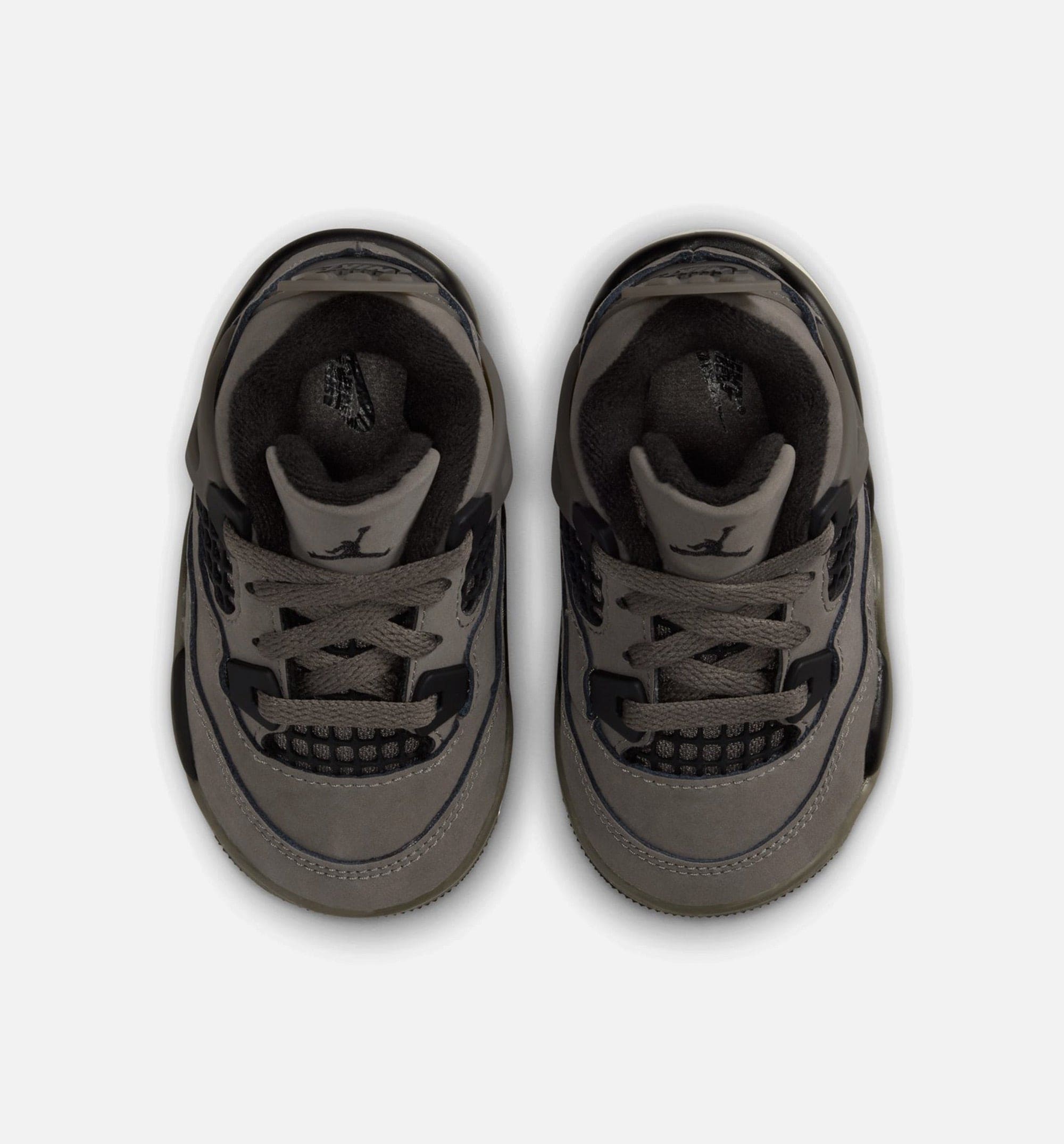 Air Jordan 4 Retro Cave Stone And Black Infant Toddler Lifestyle Shoe - Cave Stone/Black/Moon Particle