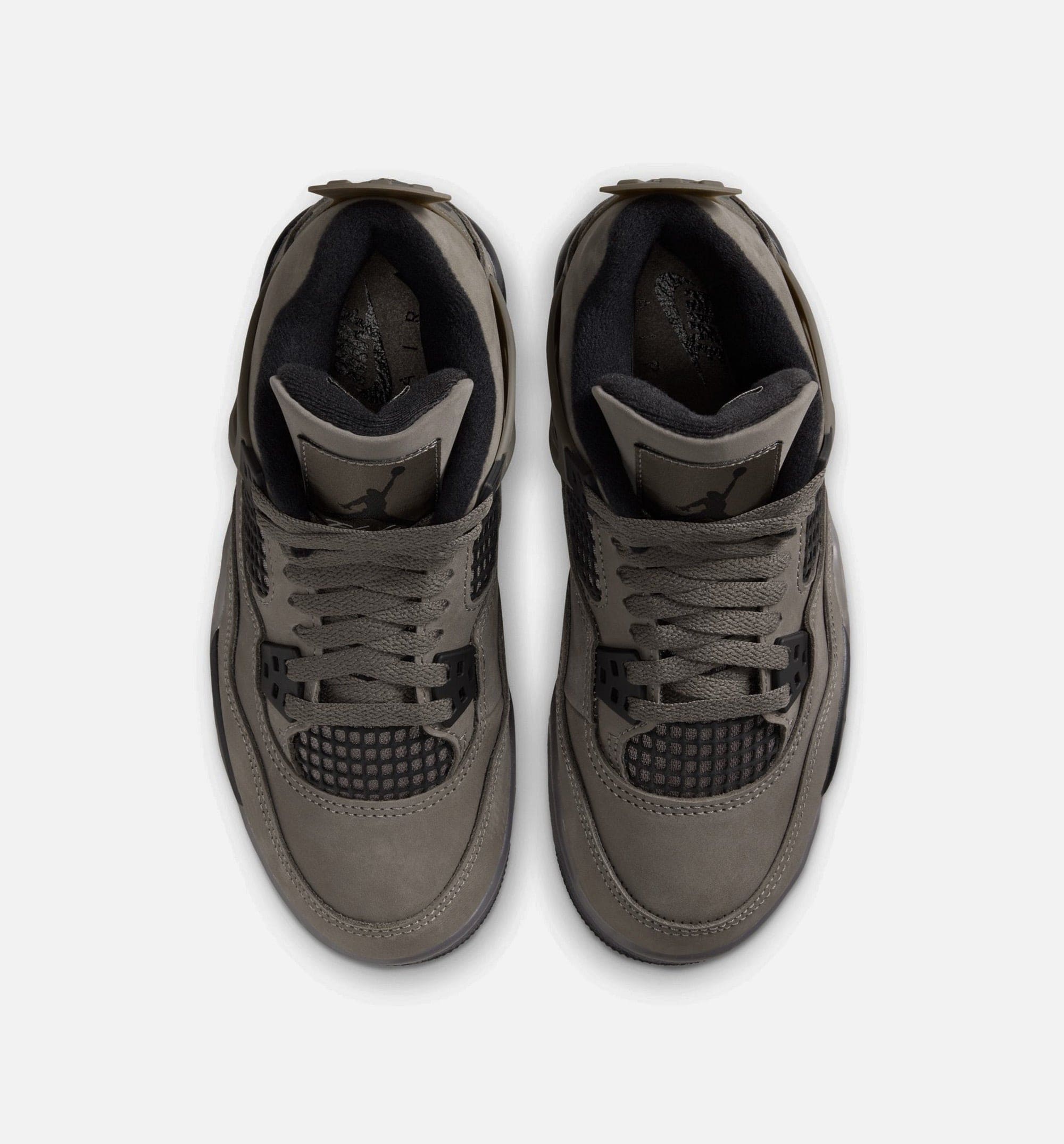 Air Jordan 4 Retro Cave Stone And Black Grade School Lifestyle Shoe - Cave Stone/Black/Moon Particle