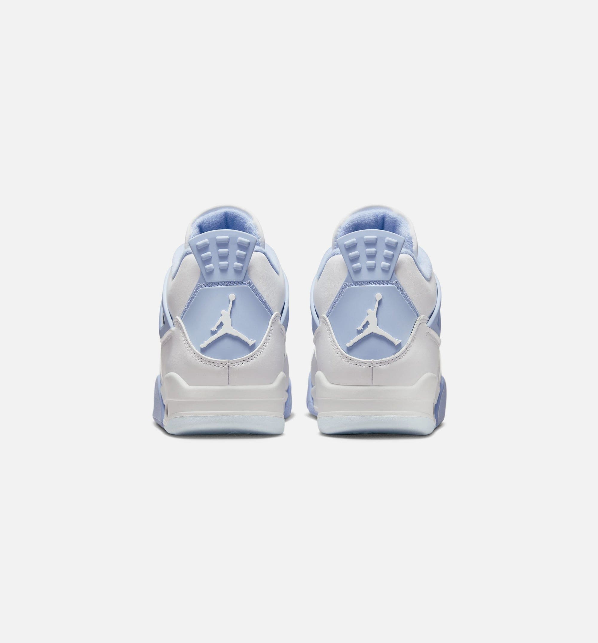 Air Jordan 4 Retro Aluminum Womens Lifestyle Shoe - White/Aluminum/Blue Tint/Oil Green